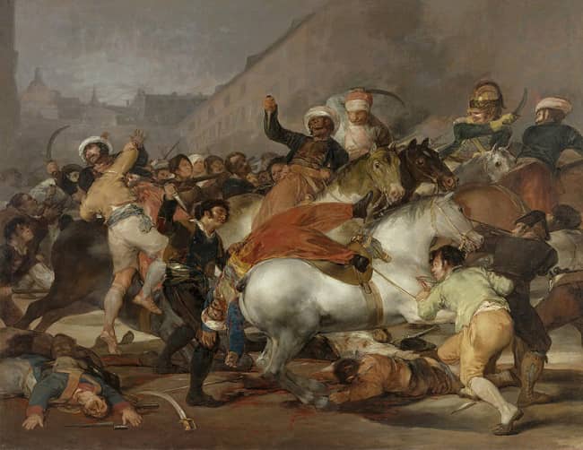 El_dos_de_mayo_de_1808_en_Madrid - Goya