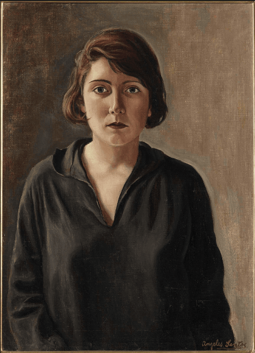 Women artists at the Reina Sofia museum - auto retrato angeles santos